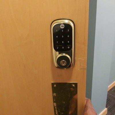 This is a Residential or Commercial key pad Lock.