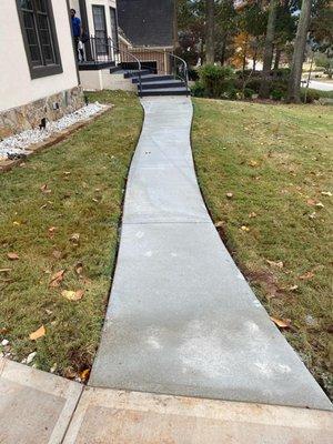 Sidewalk replacement in Lawrenceville, GA