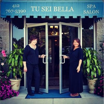 Owners Mary Pat and Marilyn welcome you to Tu Sei Bella Salon & Spa!