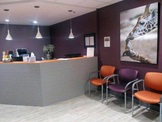 Silver Spring Clinic reception and waiting area