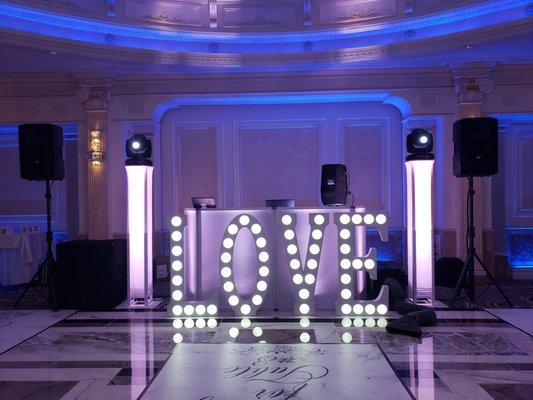 Marquee "LOVE" Letters