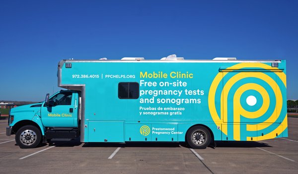 Our mobile sonogram clinic. Visit ppchelps.org for locations and times.