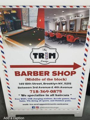 Trim Lounge. More then just a barbershop.