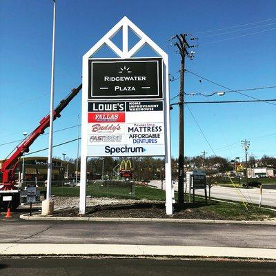 Sign face replacements - large and small.