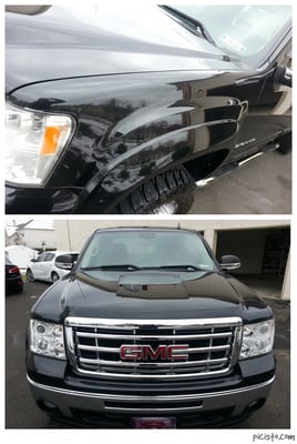 Gmc Sierra Glass coat application