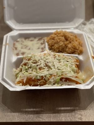 Roja Chicken Enchiladas