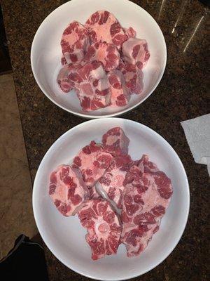 Beautiful Oxtails fresh from the butcher