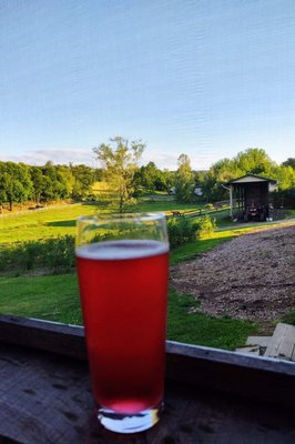 Overlooking the horse pasture.