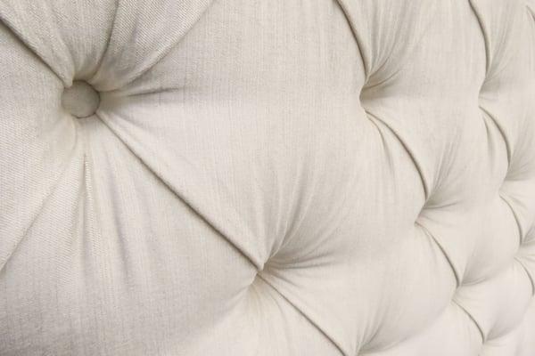 Angel Song Aspen Cream Tufted Arrow Twin Headboard Close Up