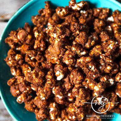 Craving crunchy chocolate? Try our fresh chocolate popcorn today! It's the best crispy chocolate popcorn you can ever try.