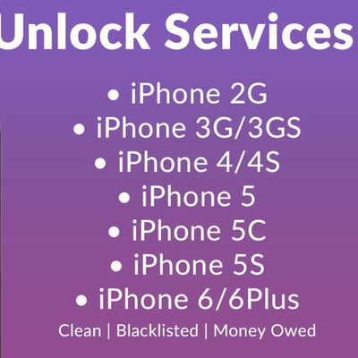 Unlock iphones