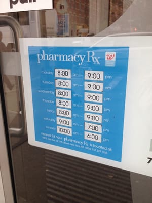 Updated Pharmacy information!