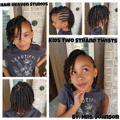 Kids Design Two-Strand Twists