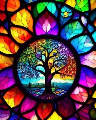 Tree of Life in multiple colors...sharing to set off everyone's vibes the right way for the day! Smile Always