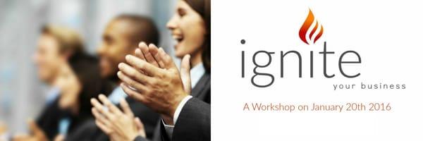 Join us for the January 20, 2016 Ignite Sacramento Business workshop. Go to intexectech.com or call us.