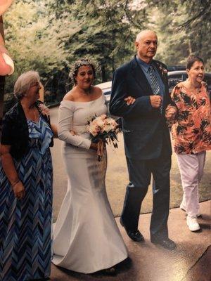 Momma Gunny, me, my dad & Judy Burkhardt