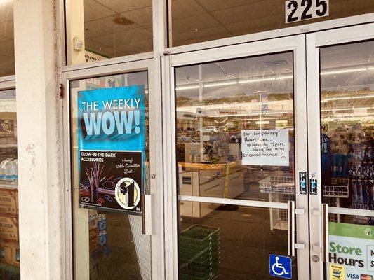 Dollar Tree, Malvern/Frazer -- closing 2 hours early again