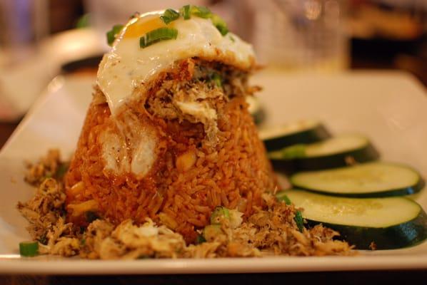 The best Kimchi Fried rice (w/real crab) by far. A fave staple dinner go to