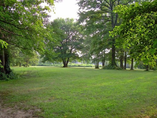 Beautiful green w/ jogging track, baseball field and dog friendly paths