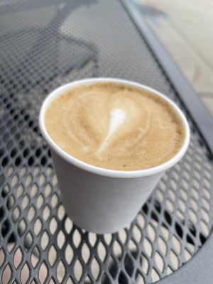 Cortado al fresco.