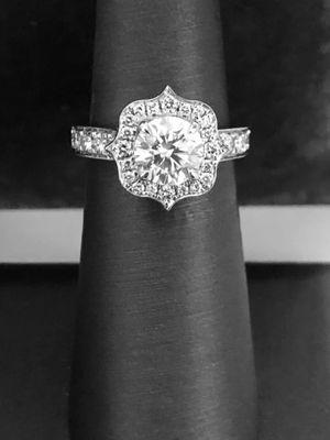 Custom Engagement Ring by Bridal Diamond Rings