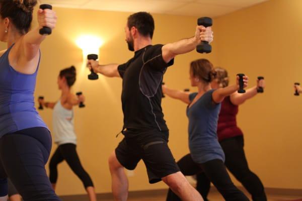 Heated Sculpt classes targets large muscle groups