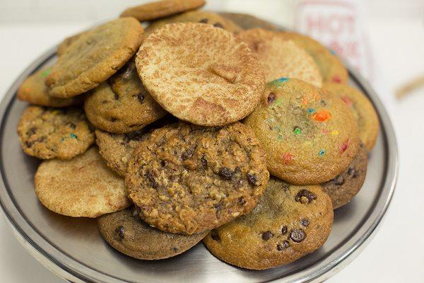 We Cater! Ask about our cookie catering trays.