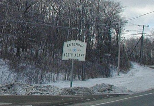 Entering North Adams at the Florida line.