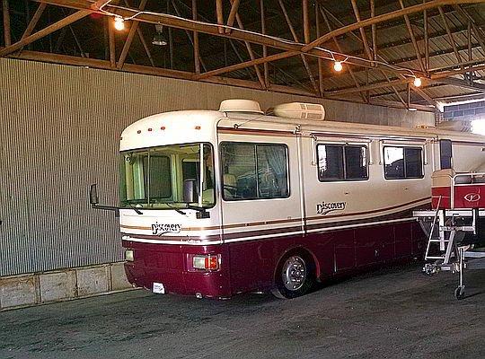 Motorhome Storage in Montgomery, Alabama.