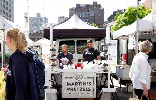 Pretzel tent at Union Square. Stop in M/W/F/Sa, 8 am - 6 pm
 
 17th Street & Broadway
 New York, NY 10003