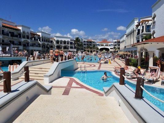 The Royal Playa del Carmen pools, recommended by Totem Travel in Kirkland, WA