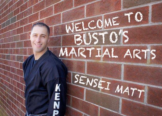 Sensei Matt welcomes you to Busto's Martial Arts!