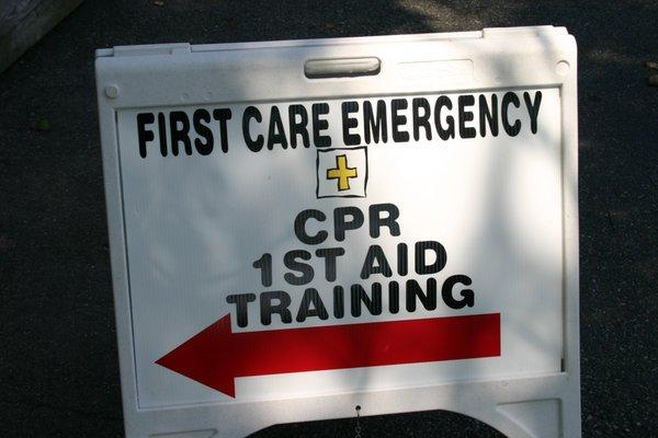 First Care Emergency Training