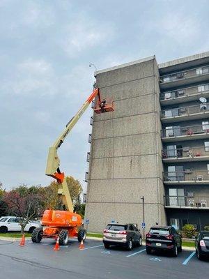 Leak Repair, masonry cleaning and sealing
Saint Sarkis Tower Apartments