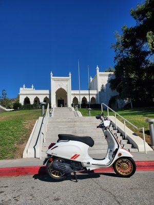 Library entrance