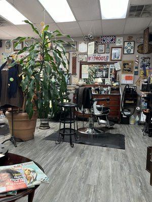 A cool and fun barber shop vibe.