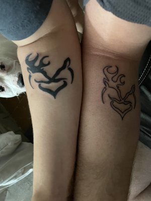 Mine and my husbands matching tattoos