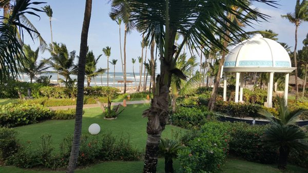 View from our Junior Ocean Front suite, Excellence Resort, Punta Cana