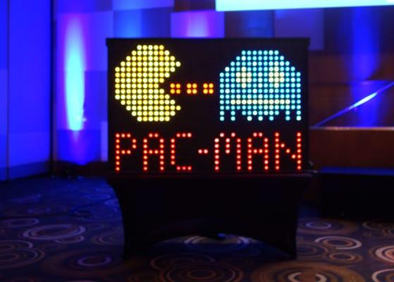 The AGR Las Vegas modular Giant Lite Brite is an interactive attraction that will draw attention from across the the room.