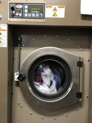 Our washer is dependable and effectively removes dirt and smell.