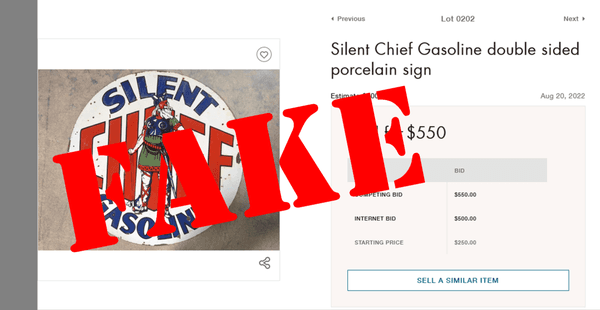 Buyer beware... this place sells hundreds of fake (made to look old) porcelain signs. Actual value: about $20