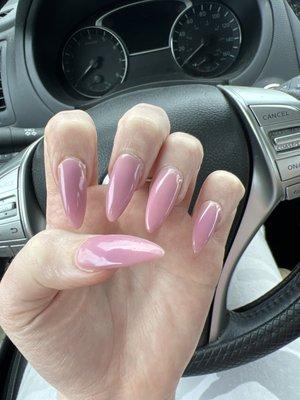 Bad nails.