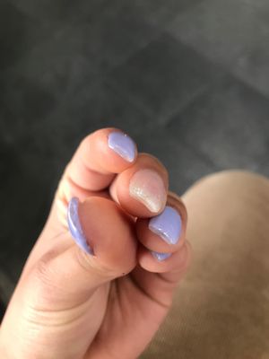 The only thing is they forgot to paint the tips of the nails.