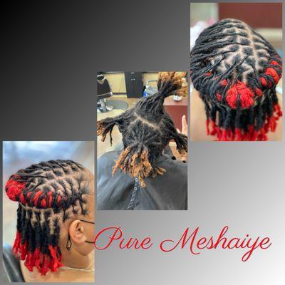 Color, Shampoo, Retwist and Style.