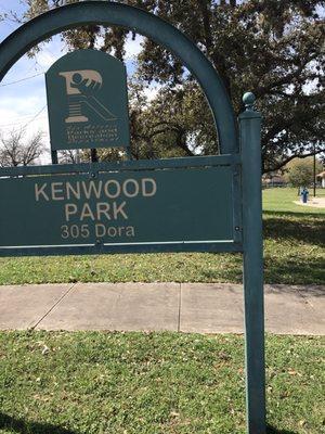 Kenwood Park San Antonio, Texas - Parked directly in front of playground