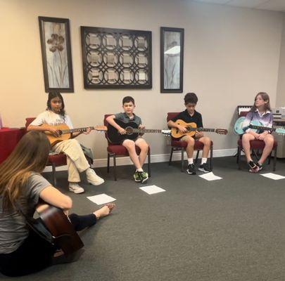 Group Guitar as a weekly class.