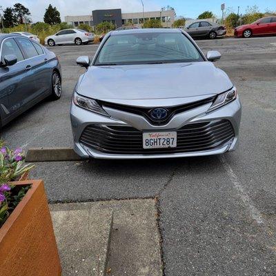 only four parking spots out front, and this guy takes two spots with their bad parking skills