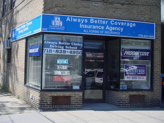 The front of the store on Crosby ave.