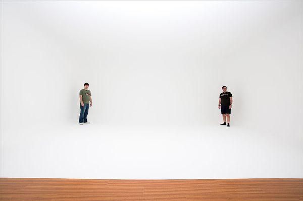 Our 25-foot white cyclorama - 1 of 2