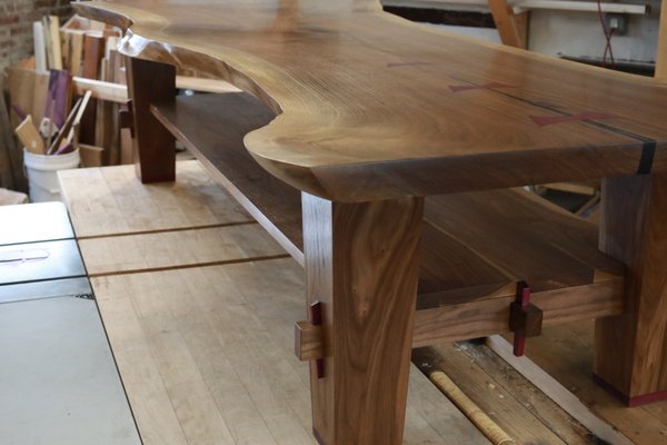 Walnut coffee table